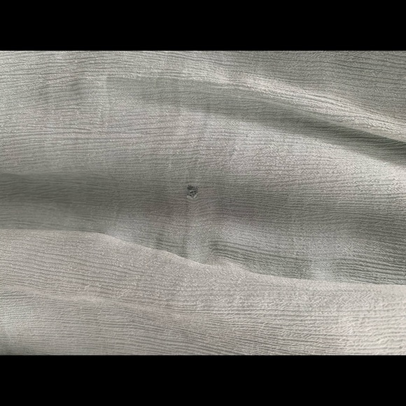 J. Crew raw silk mint green strapless dress sz 4. - Picture 2 of 4